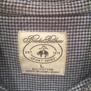 Men’s Brooks Brothers Gingham Shirt - L